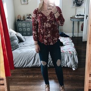 Lucky Brand Floral Top